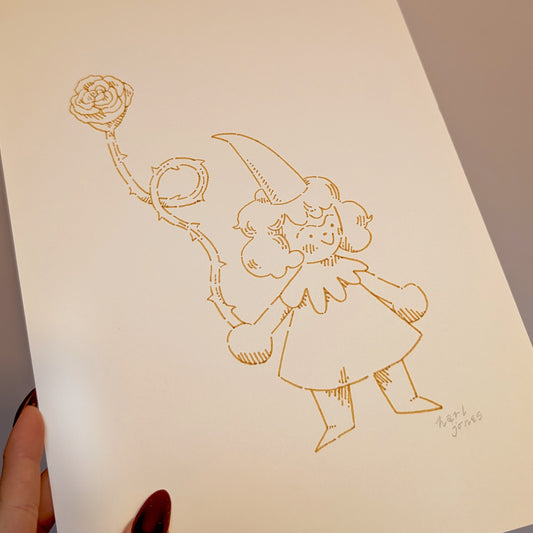 ✸ rosey - original drawing ✸