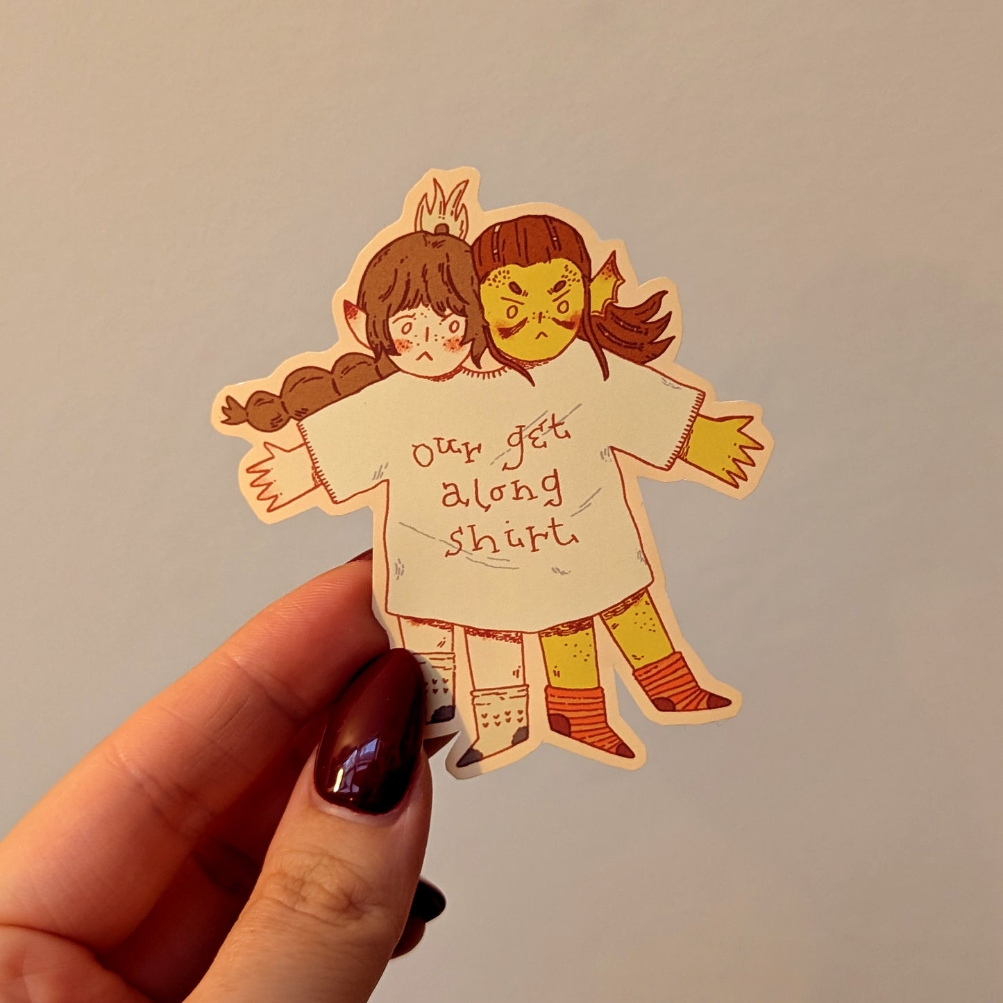 ✸ shadowzel get along shirt - sticker ✸
