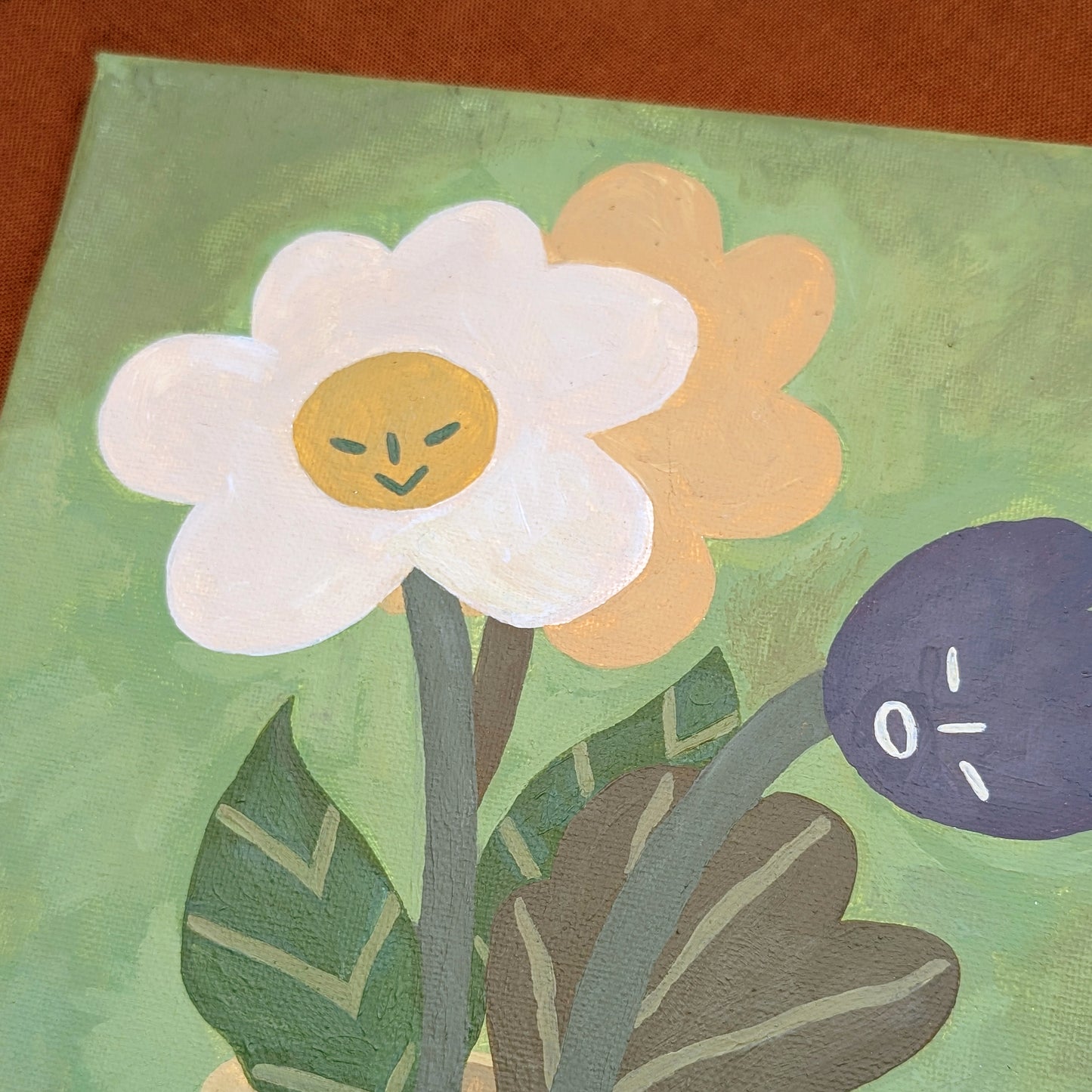 ✸ wilted - original painting ✸