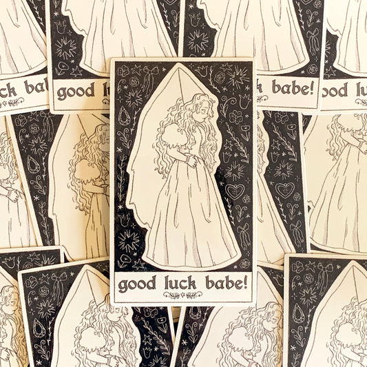 ✸ good luck babe - sticker ✸