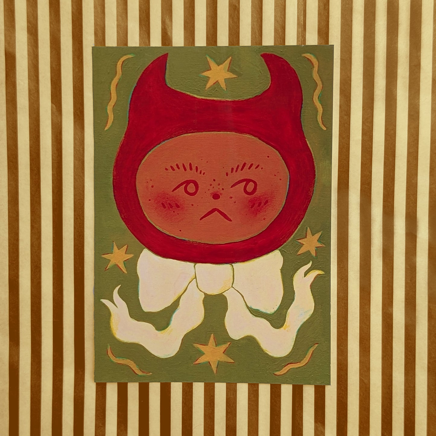 ✸ devil hat - a5 print ✸