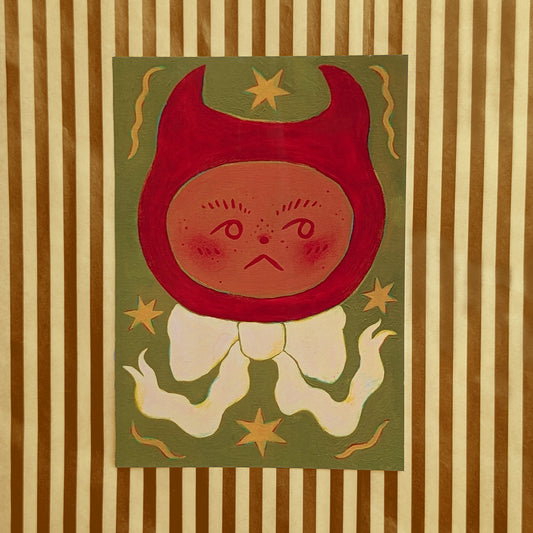 ✸ devil hat - a5 print ✸