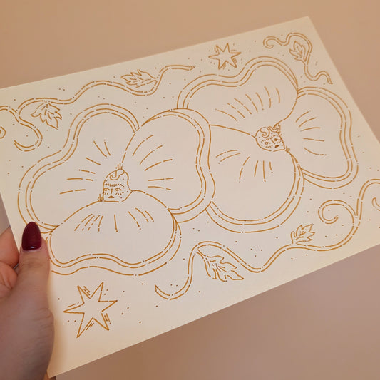 ✸ flower babies - original drawing ✸