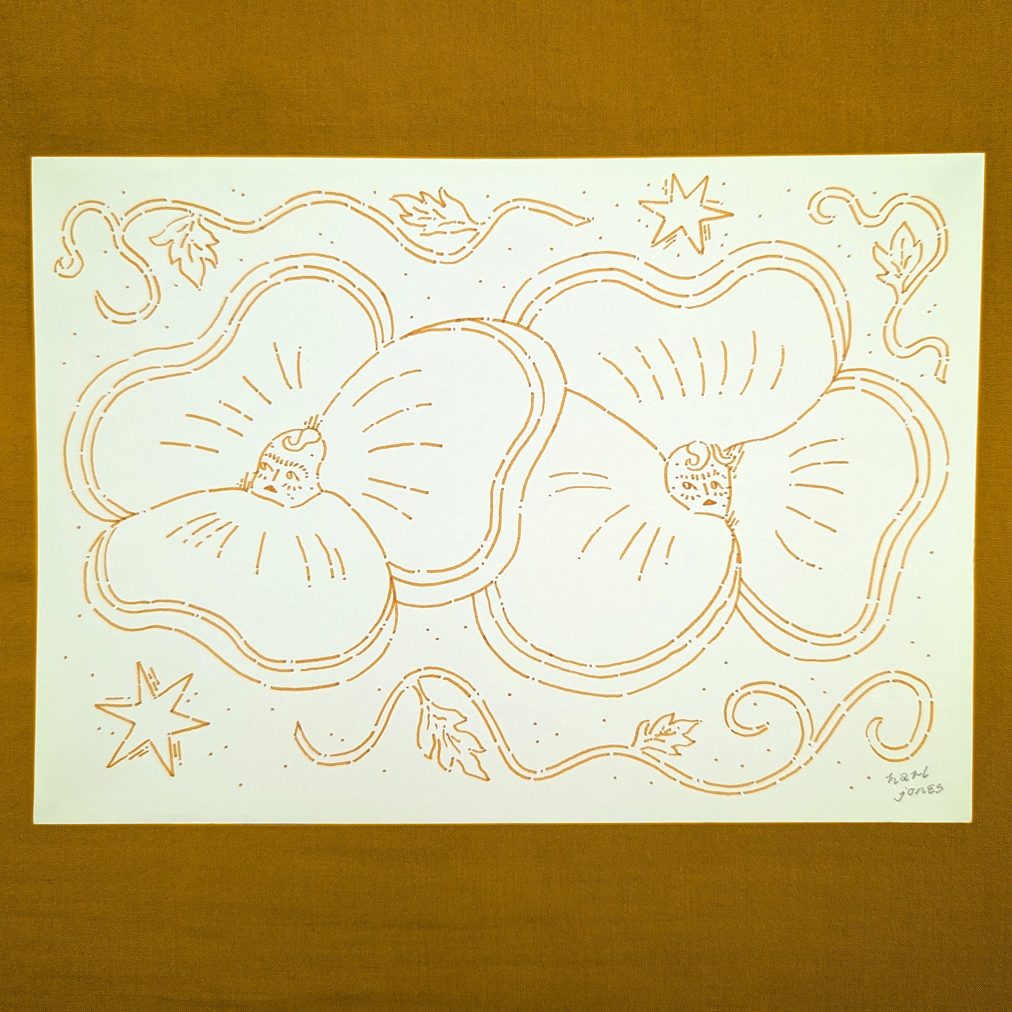 ✸ flower babies - original drawing ✸