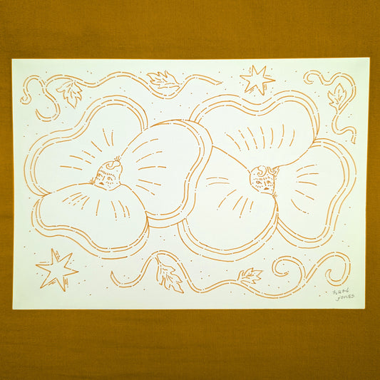 ✸ flower babies - original drawing ✸