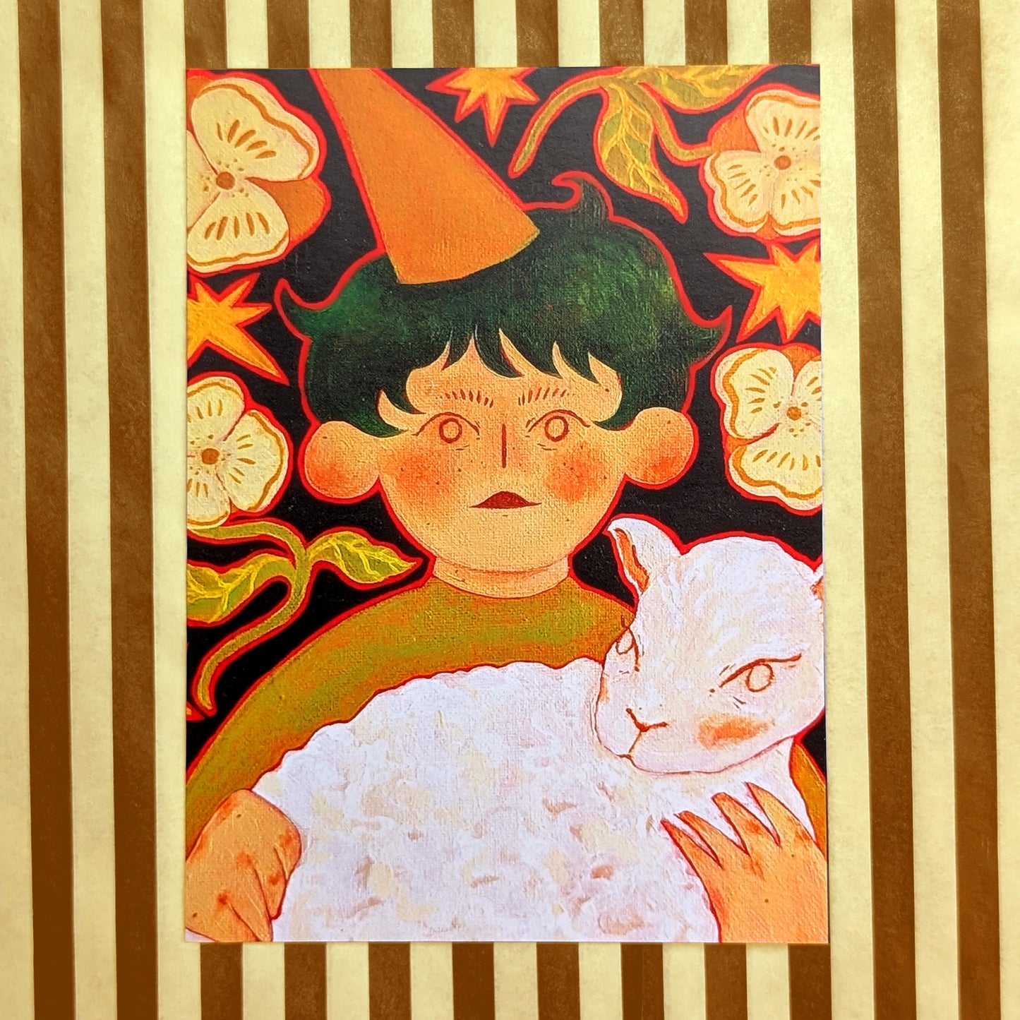 ✸ little lamb - postcard ✸