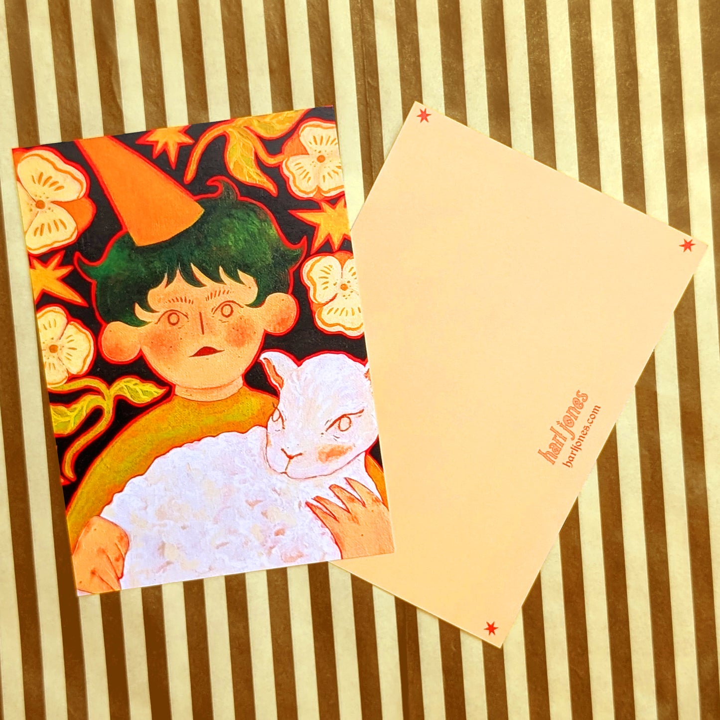 ✸ little lamb - postcard ✸