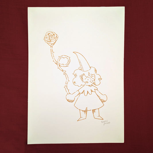 ✸ rosey - original drawing ✸