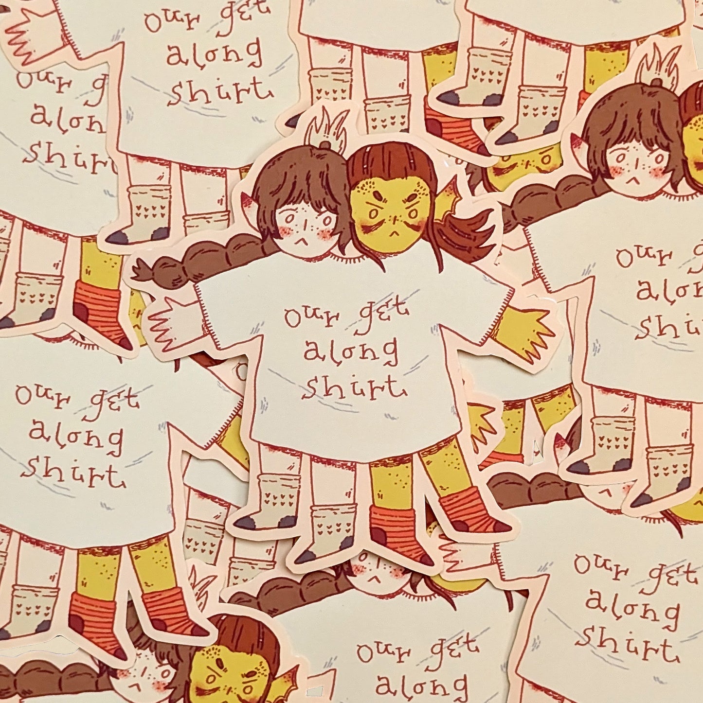 ✸ shadowzel get along shirt - sticker ✸
