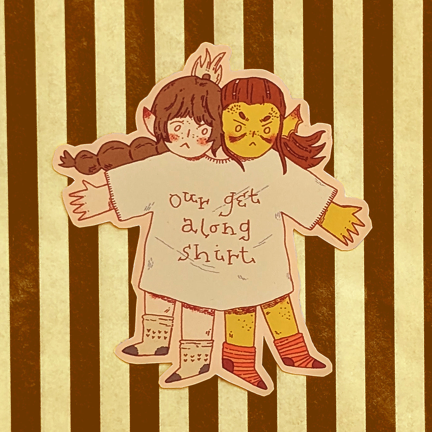 ✸ shadowzel get along shirt - sticker ✸