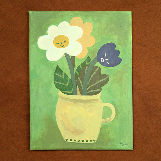✸ wilted - original painting ✸